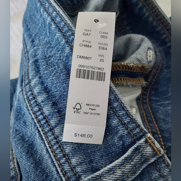 J. Crew NWT Blue Flare & Wide Leg Women's Jeans, Size 25 - Picture 9 of 11